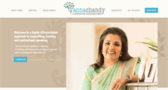 Desktop Screenshot of annachandy.com